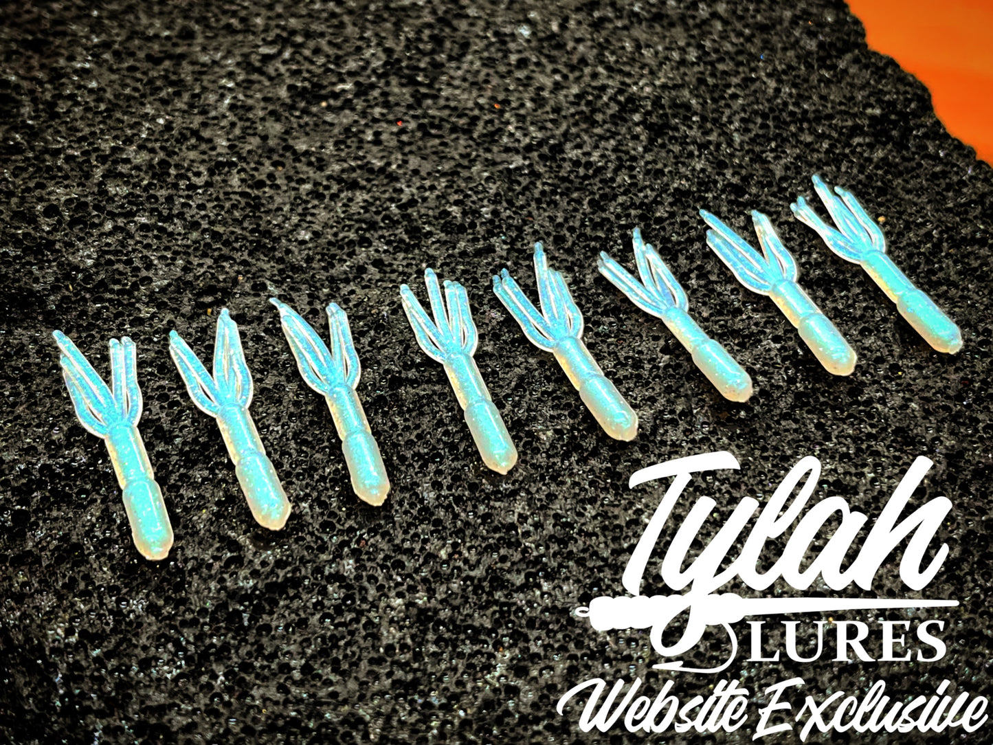 TylahLures Website Exclusive UV Pearl Aqua Glow Shidasa 1in