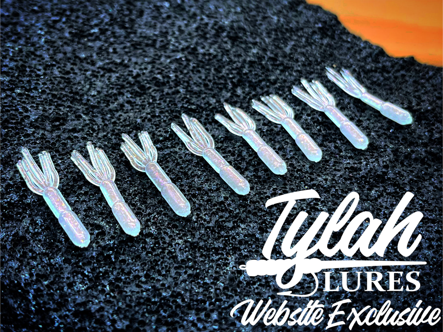 TylahLures Website Exclusive UV Pearl Red Glow Shidasa 1in