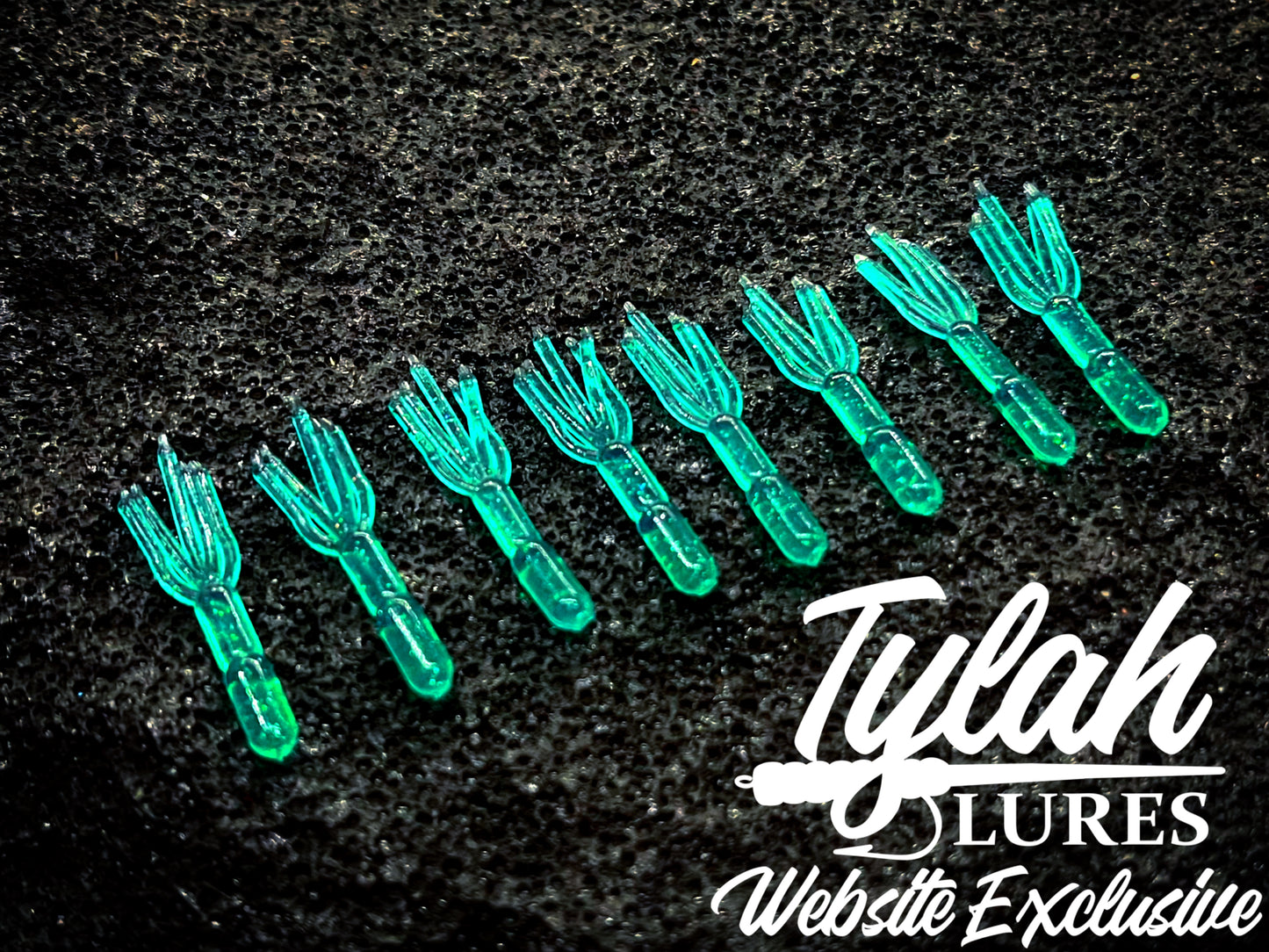 TylahLures Website Exclusive UV Aqua Glow Shidasa 1in
