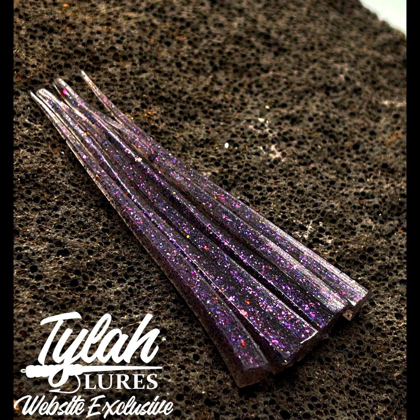 MarMello Lures Smoked Purple Glitter & Glow