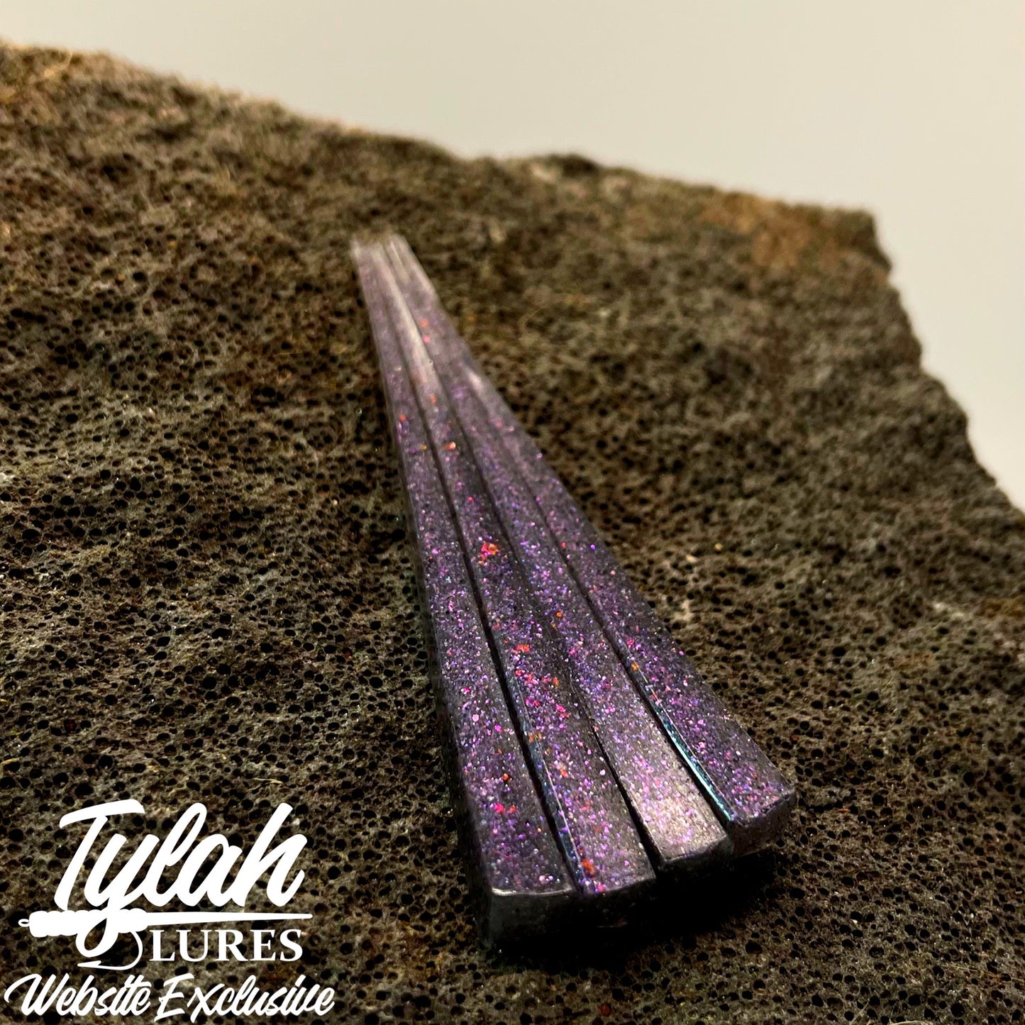MarMello Lures Smoked Purple Glitter & Glow