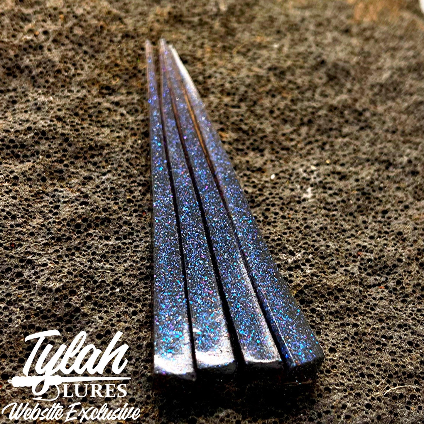 MarMello Lures Smoked Blue Glitter & Glow