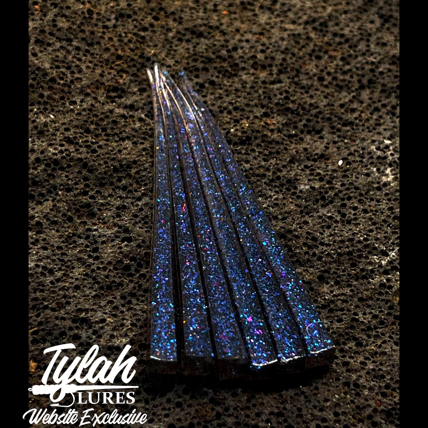 MarMello Lures Smoked Blue Glitter & Glow
