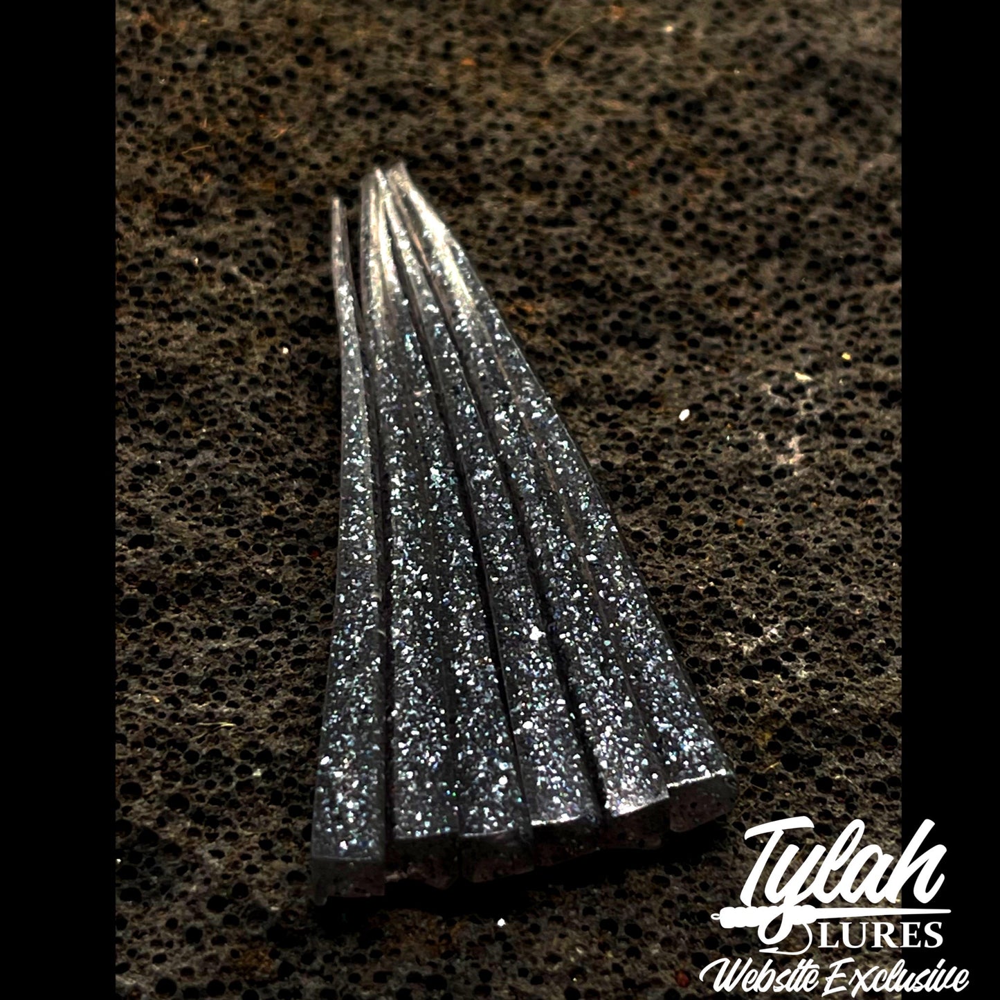 MarMello Lures Smoked Silver Glitter & Glow 2.4