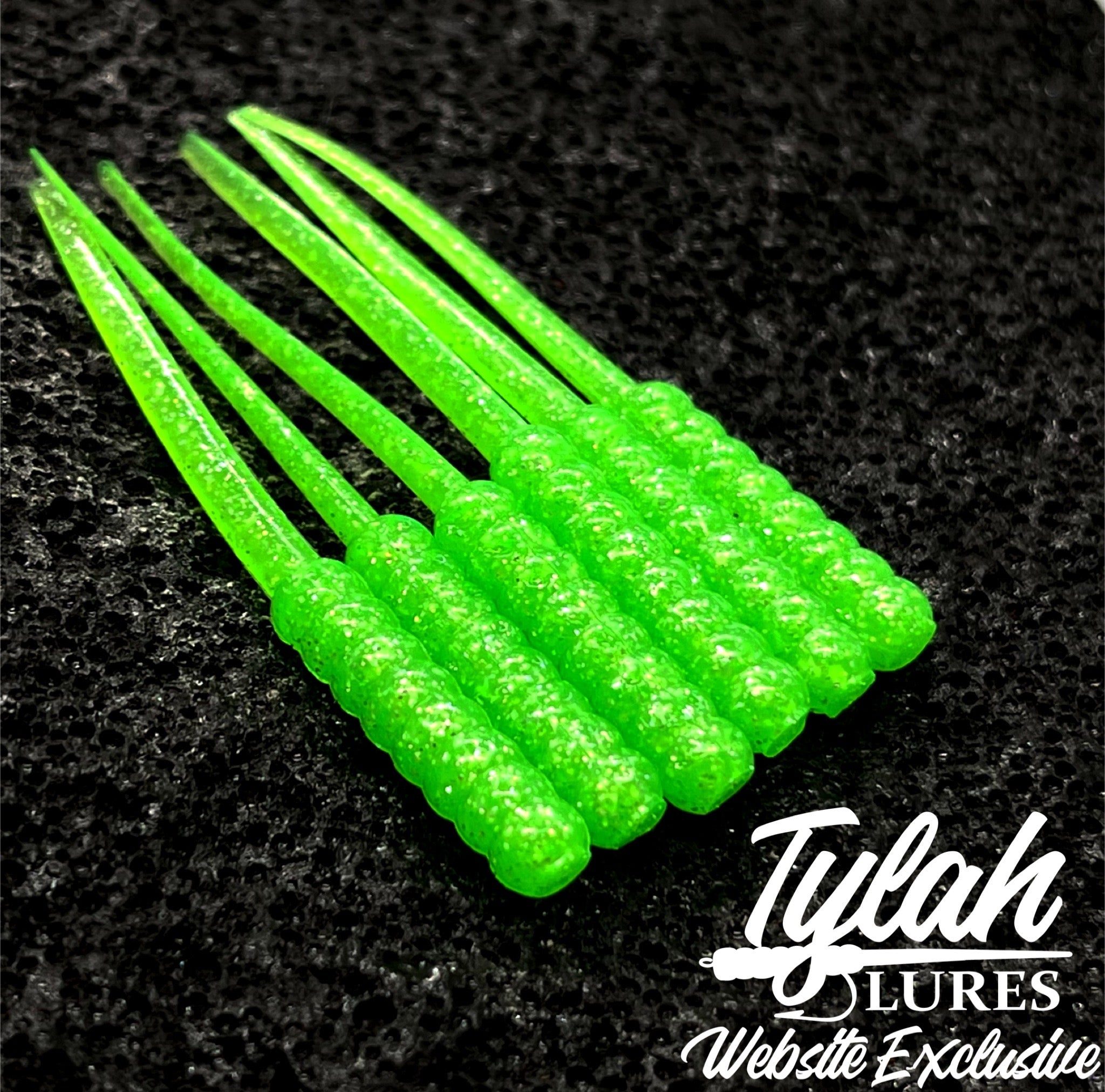 TylahLures site Exclusive Green Glow 2in. Tylah Lures