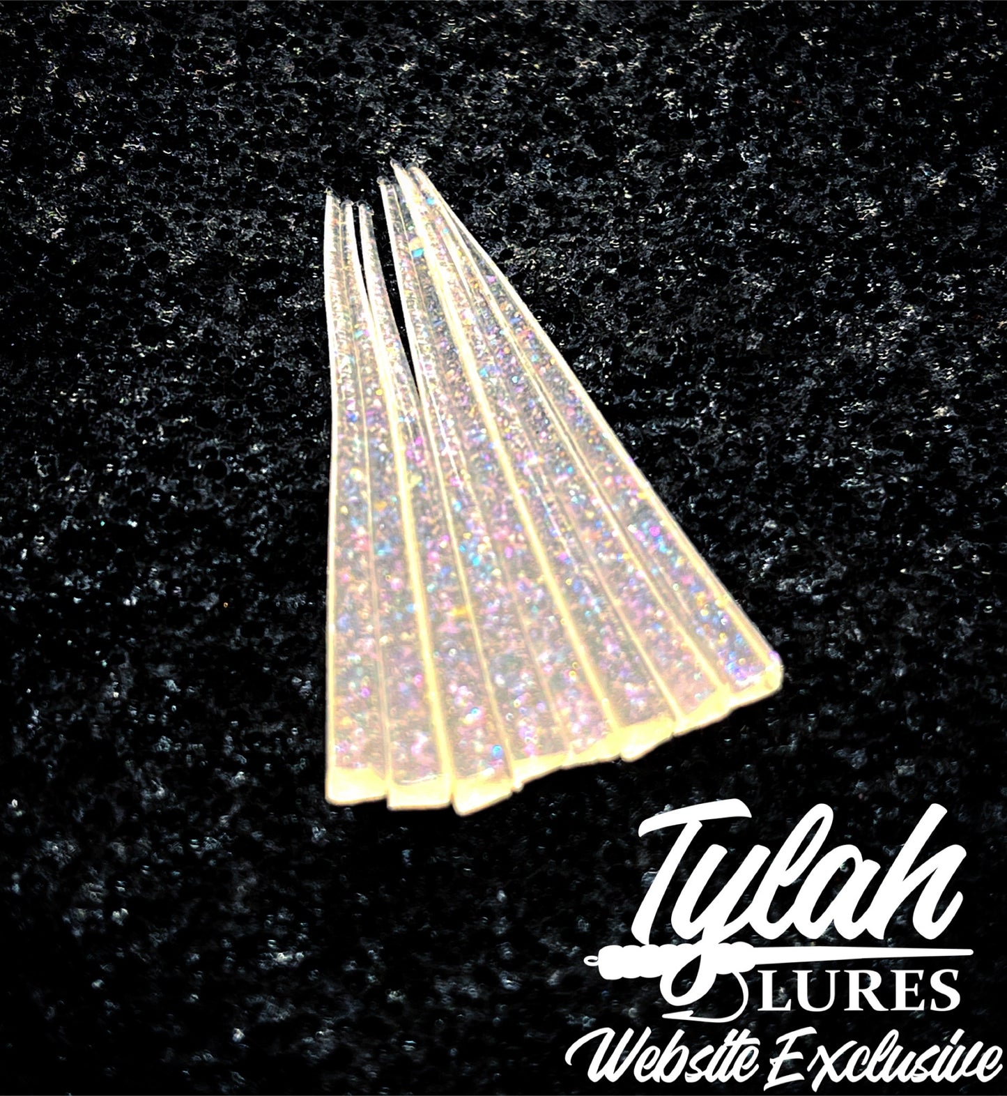 TylahLures Website Exclusive UV Purple Glow Strips 1.5in.