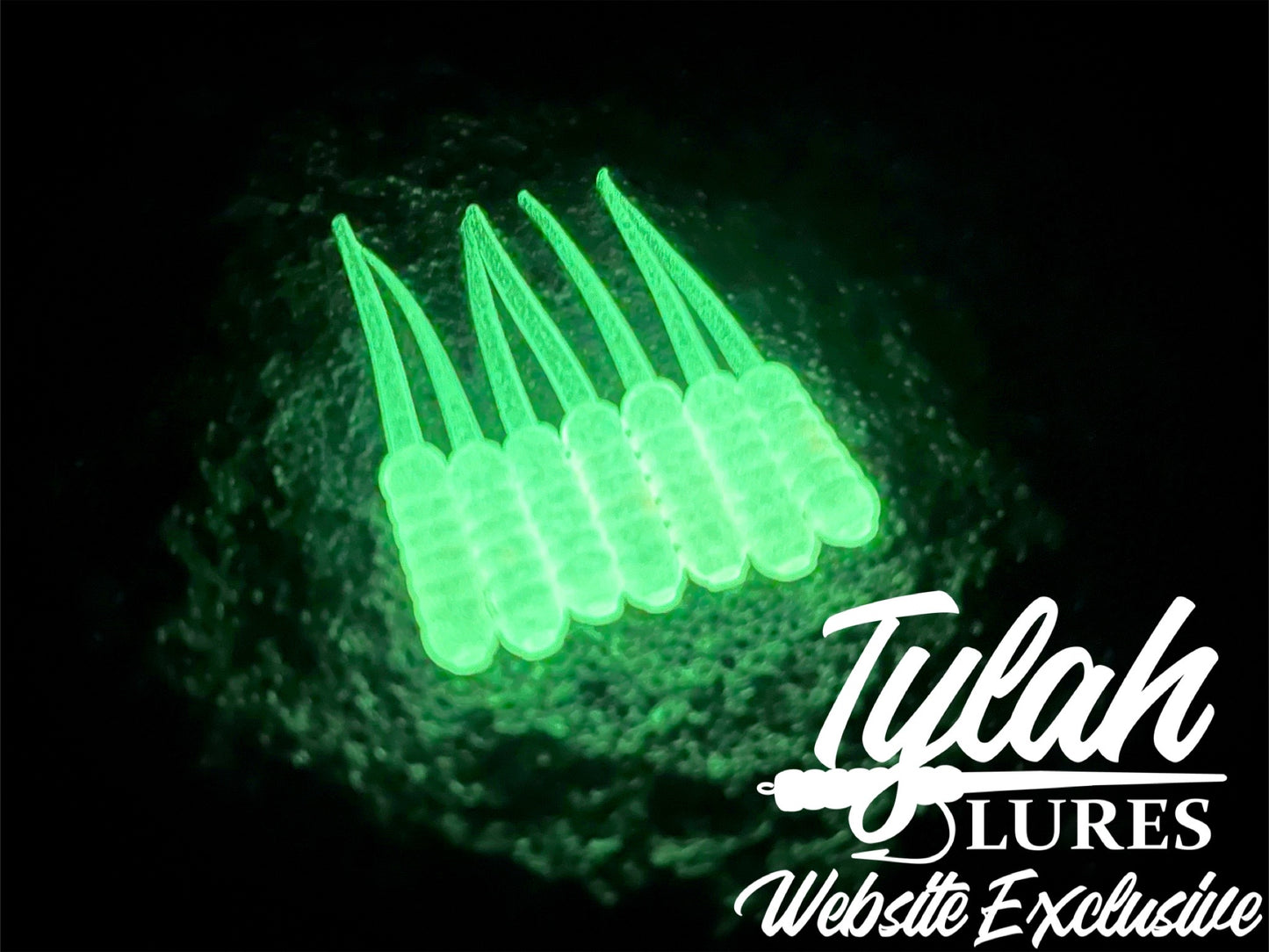 TylahLures Website Exclusive UV Green Glow 1.5in.