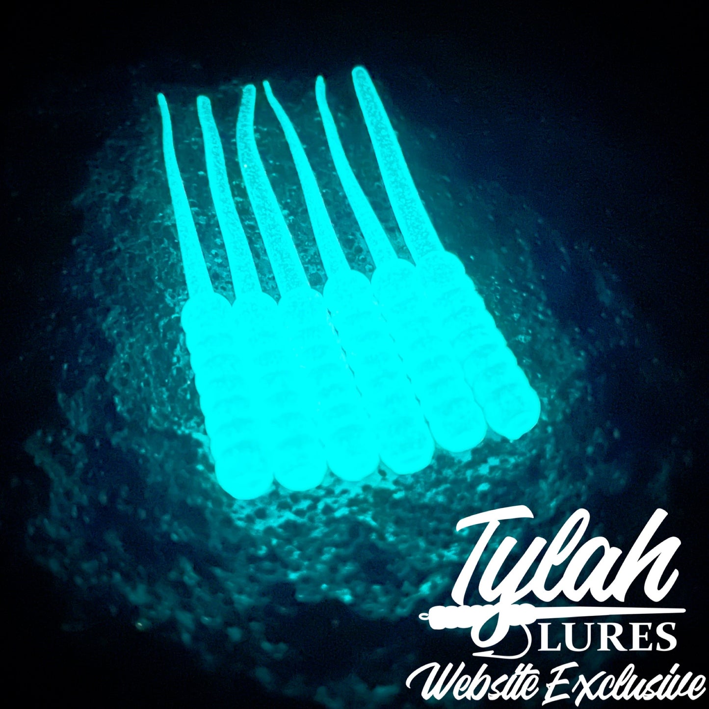 TylahLures Website Exclusive UV Blue Glow 2in.