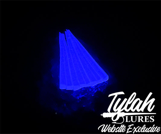 TylahLures Website Exclusive UV Purple Glow Strips 1.5in.