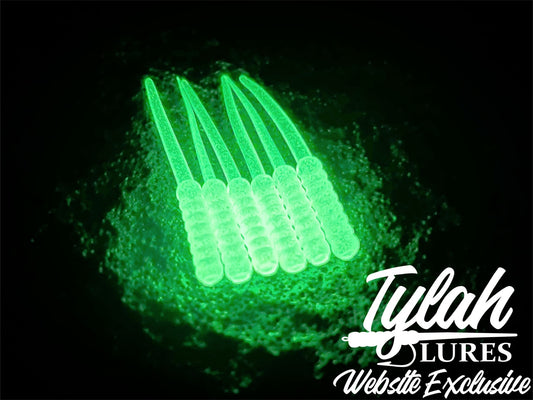 TylahLures Website Exclusive UV Green Glow 2in.