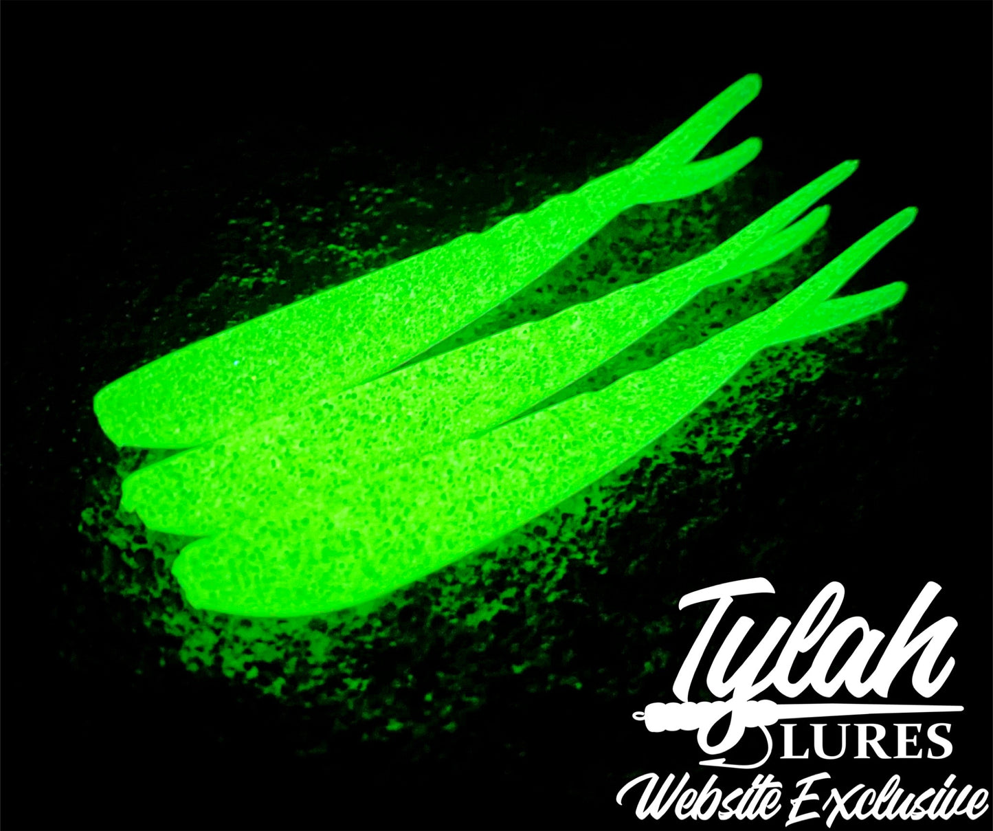 TylahLures Website Exclusive 3in Glow Mini BaitFish
