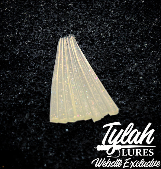 TylahLures Website Exclusive UV Red Glow Strips 1.5in.