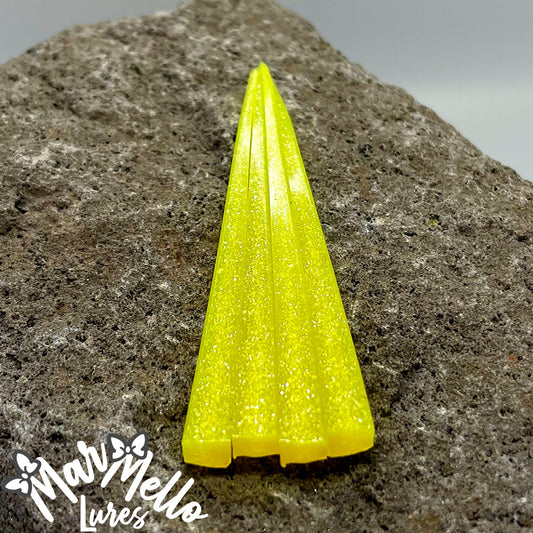 MarMello Lures Yellow Glitter & Glow 3.25