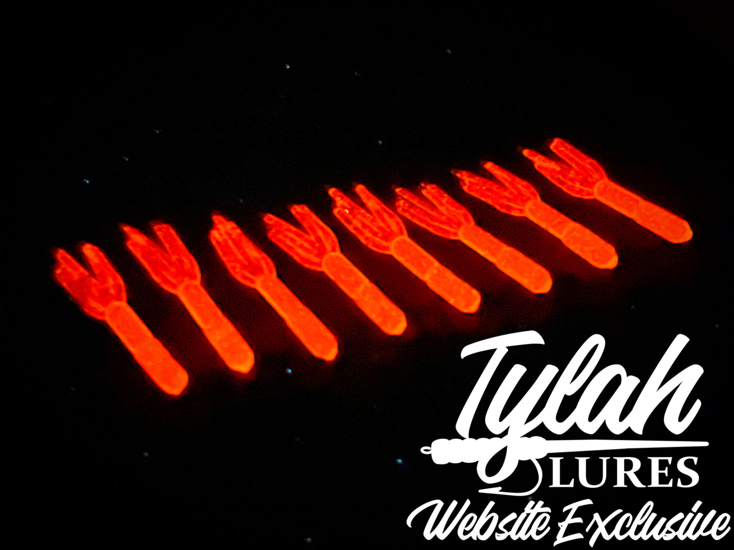 TylahLures Website Exclusive UV Red Glow Shidasa 1in