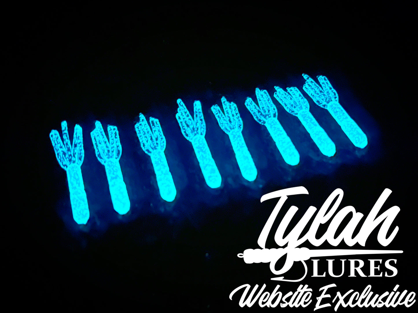 TylahLures Website Exclusive UV Blue Glow Shidasa 1in