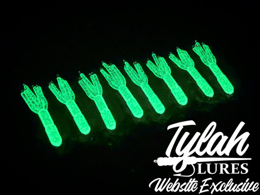 TylahLures Website Exclusive UV Green Glow Shidasa 1in