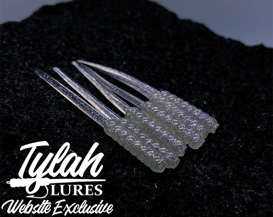 TylahLures Website Exclusive Pearl Purple Glow 2in.