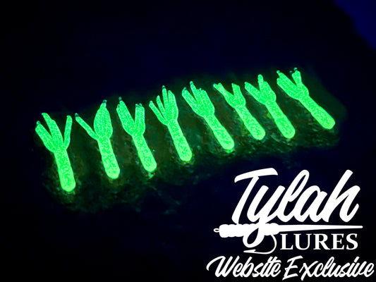 TylahLures Website Exclusive Green Glow Shidasa 1in