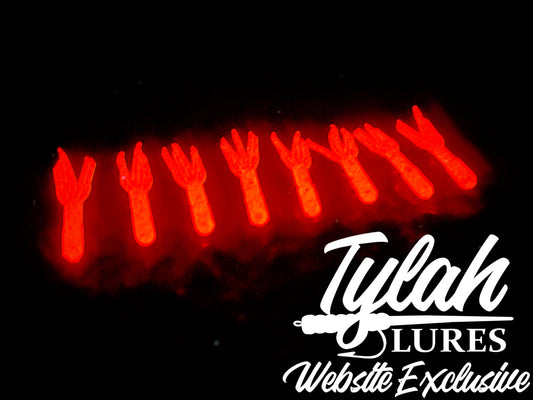 TylahLures Website Exclusive UV Pure Red Glow Shidasa 1in