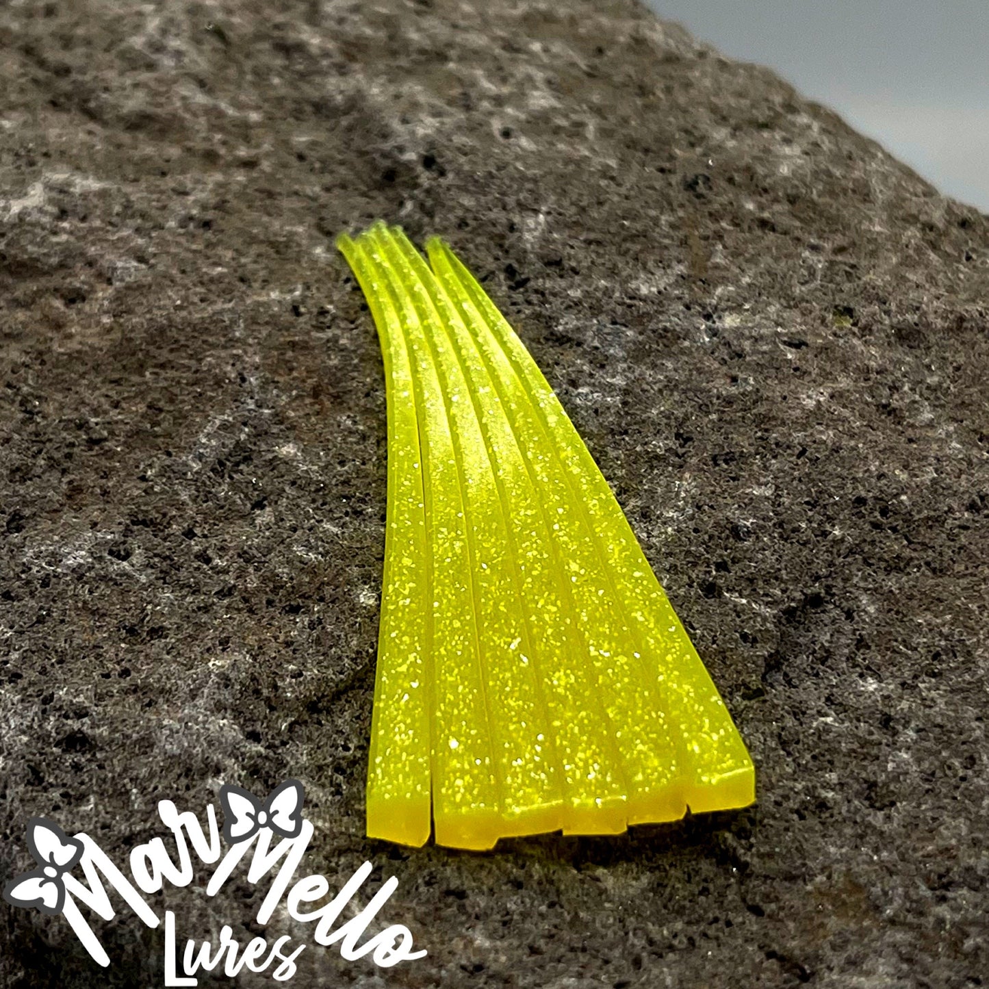 MarMello Lures Yellow Glitter & Glow 2.4