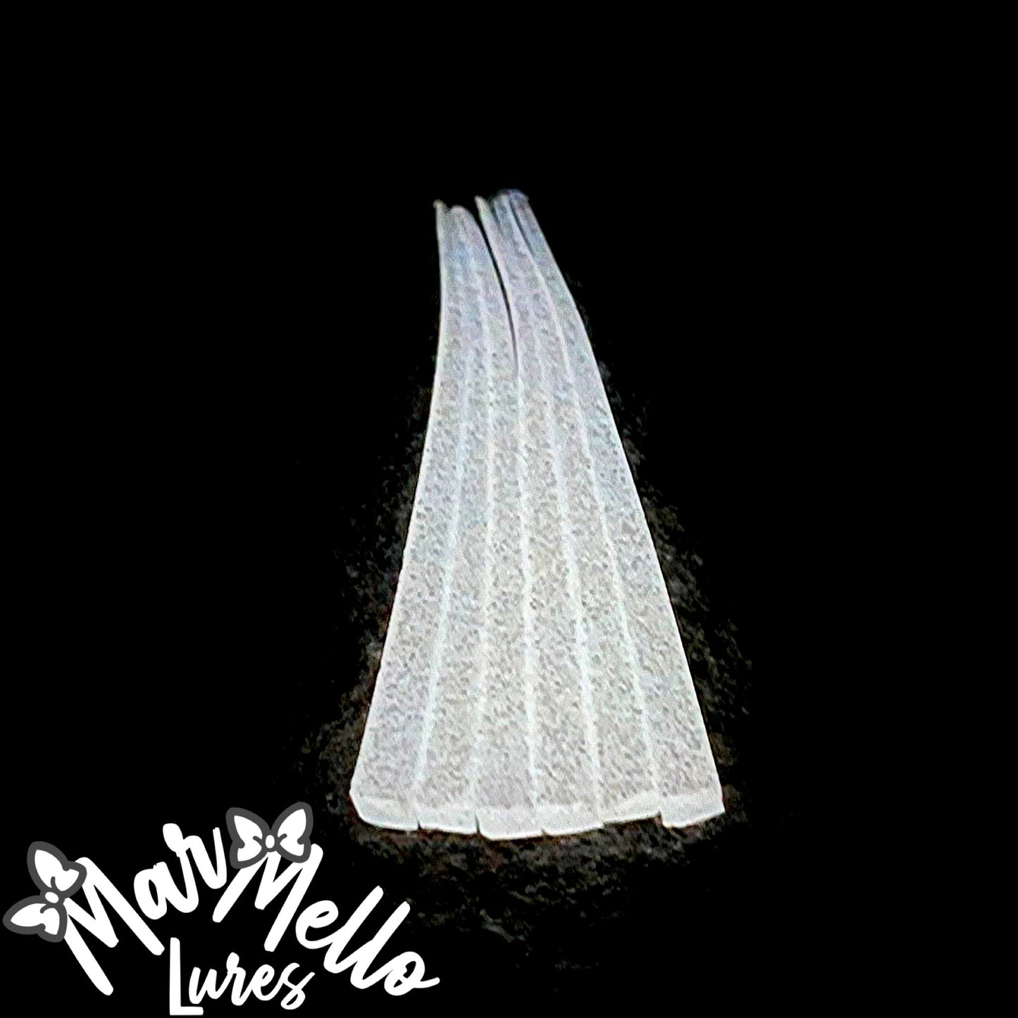 MarMello Lures White Glitter & Glow 2.4