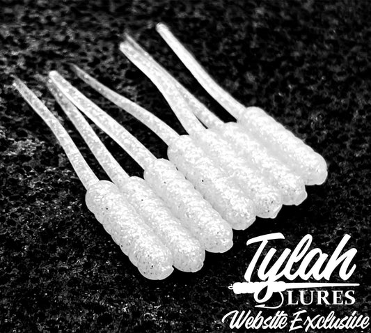 TylahLures Website Exclusive White Glow 1.5in.