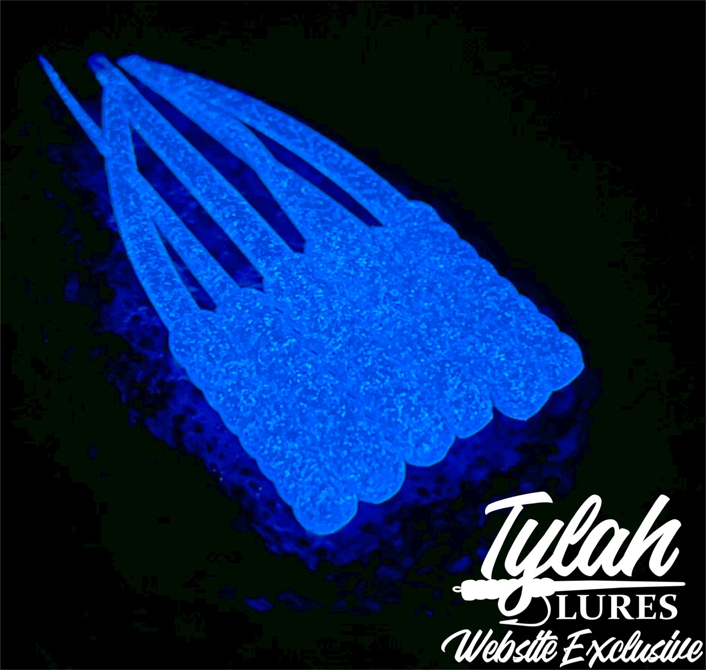 TylahLures Website Exclusive Blue Glow 2in.