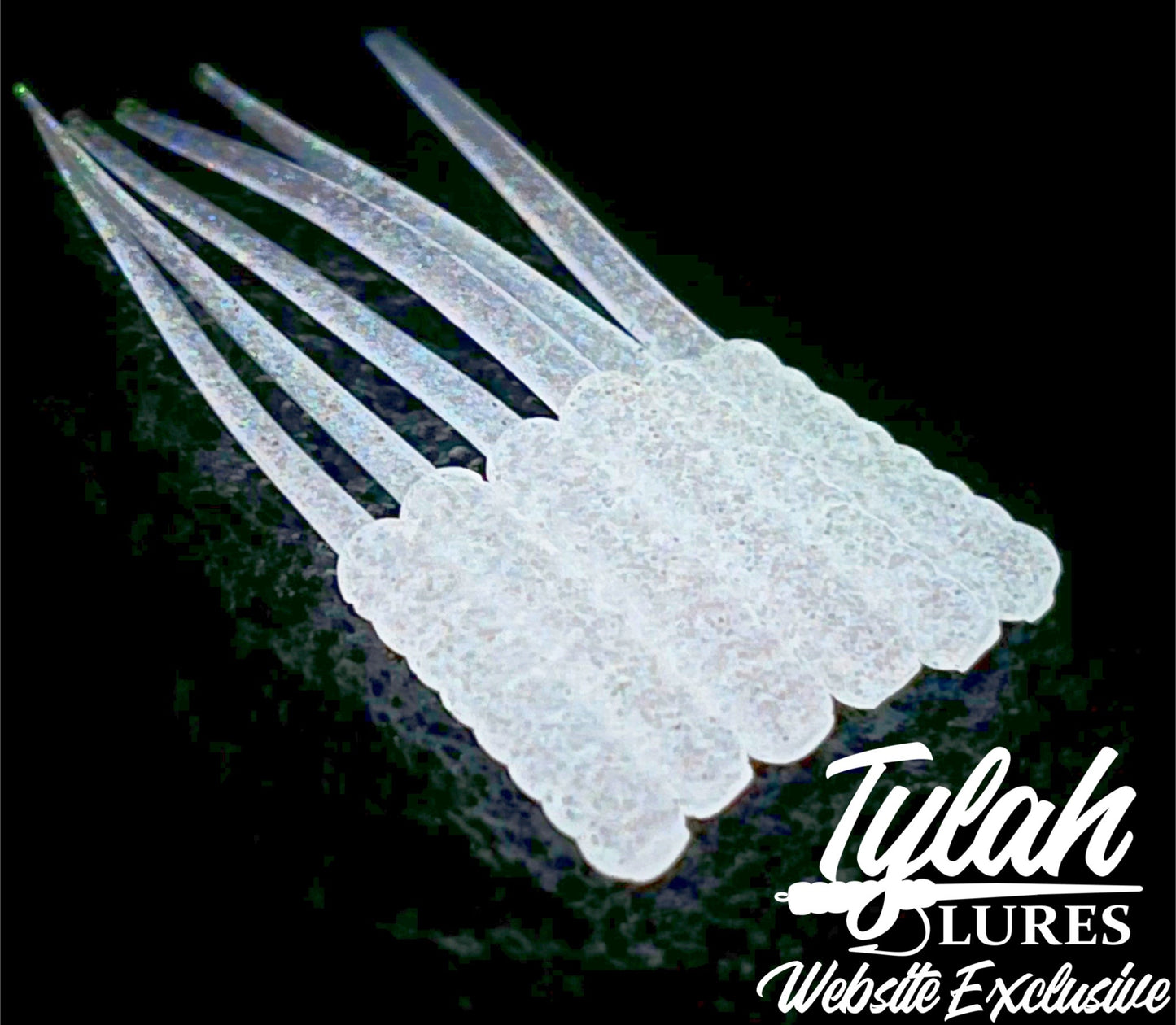 TylahLures Website Exclusive White Glow 2in.
